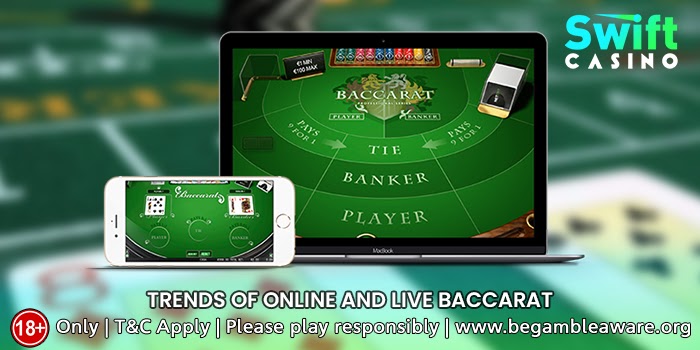 The Four Trends of Online and Live Baccarat
