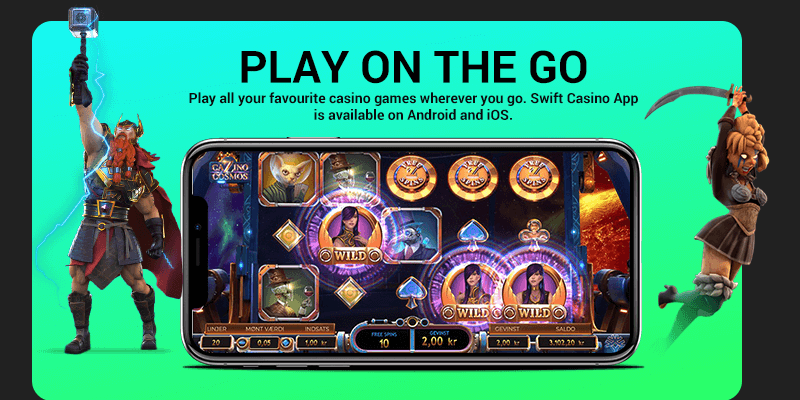 Play casino games on Swift Casino App